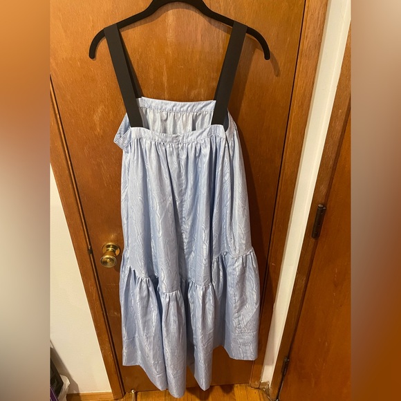 Adam Lippes Collective Size 6 High Low‎ Swing Dress Blue - Picture 4 of 6